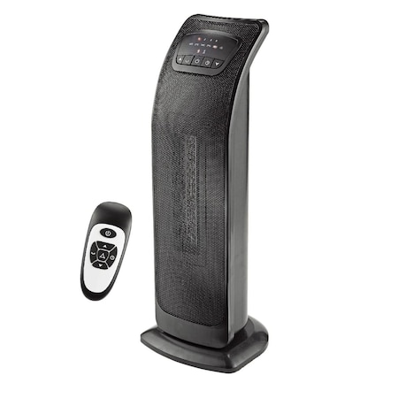 Adiciones 23 in. Oscillating Tower Ceramic Heater with RemoteBlack AD1796141